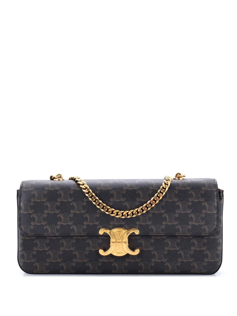 Celine Triomphe Chain Shoulder Bag #296246C21B